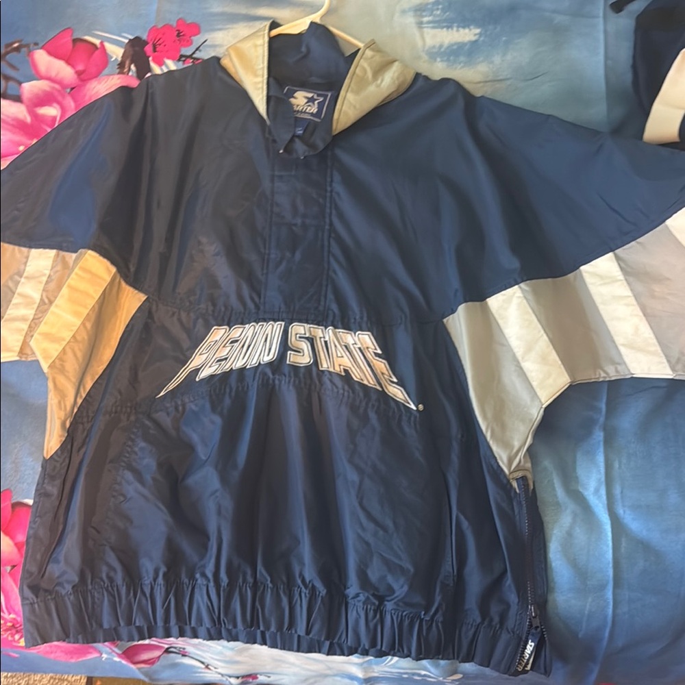 Vintage Penn State Nittany Lions Starter Jacket Size L NCAA Football
